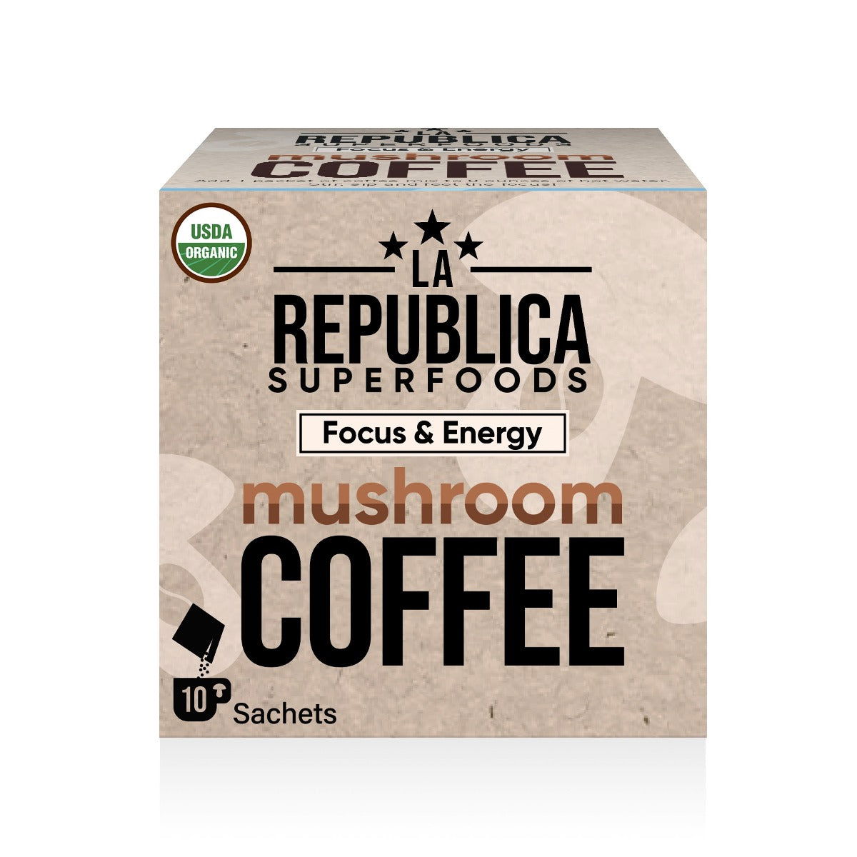 LA REPUBLICA COFFEE: Coffee Mushrm 7 Superfood, 0.48 oz - #tag1# - #tag2#