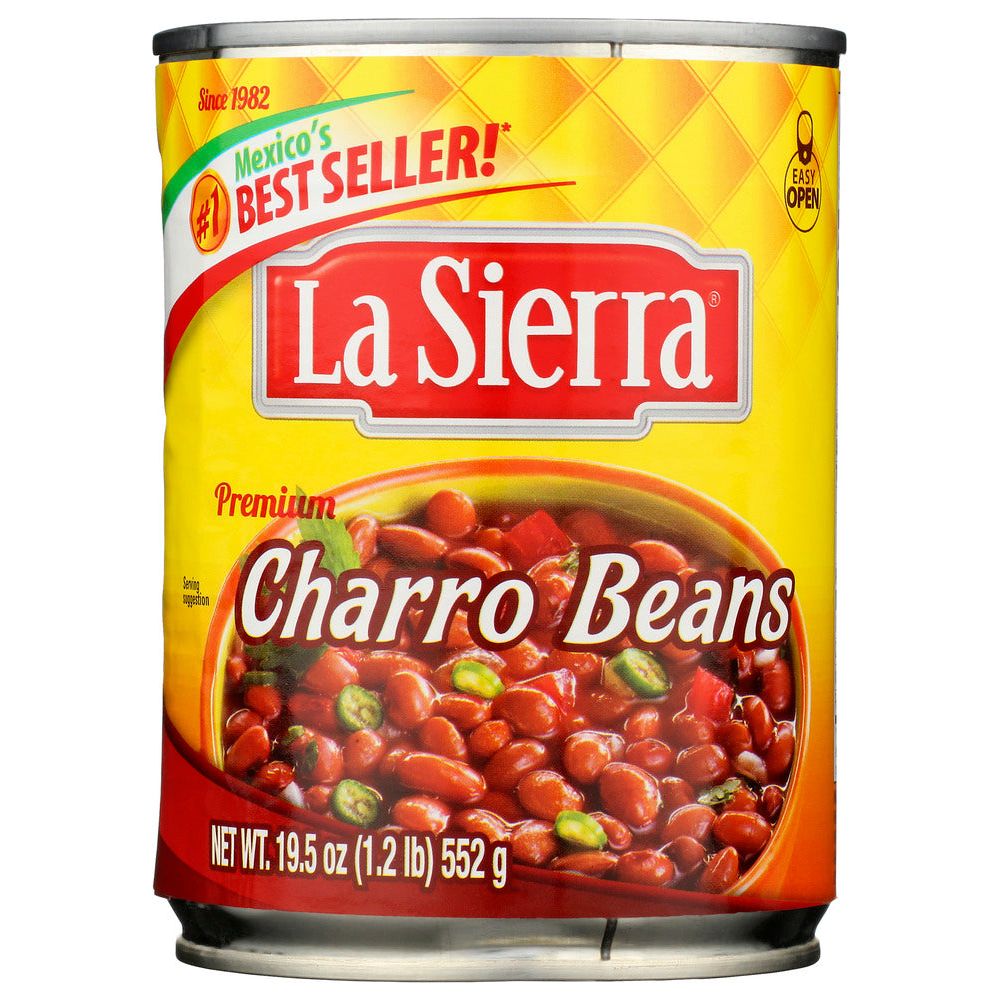 LA SIERRA: Beans Charro Whole, 19.5 OZ - #tag1# - #tag2#