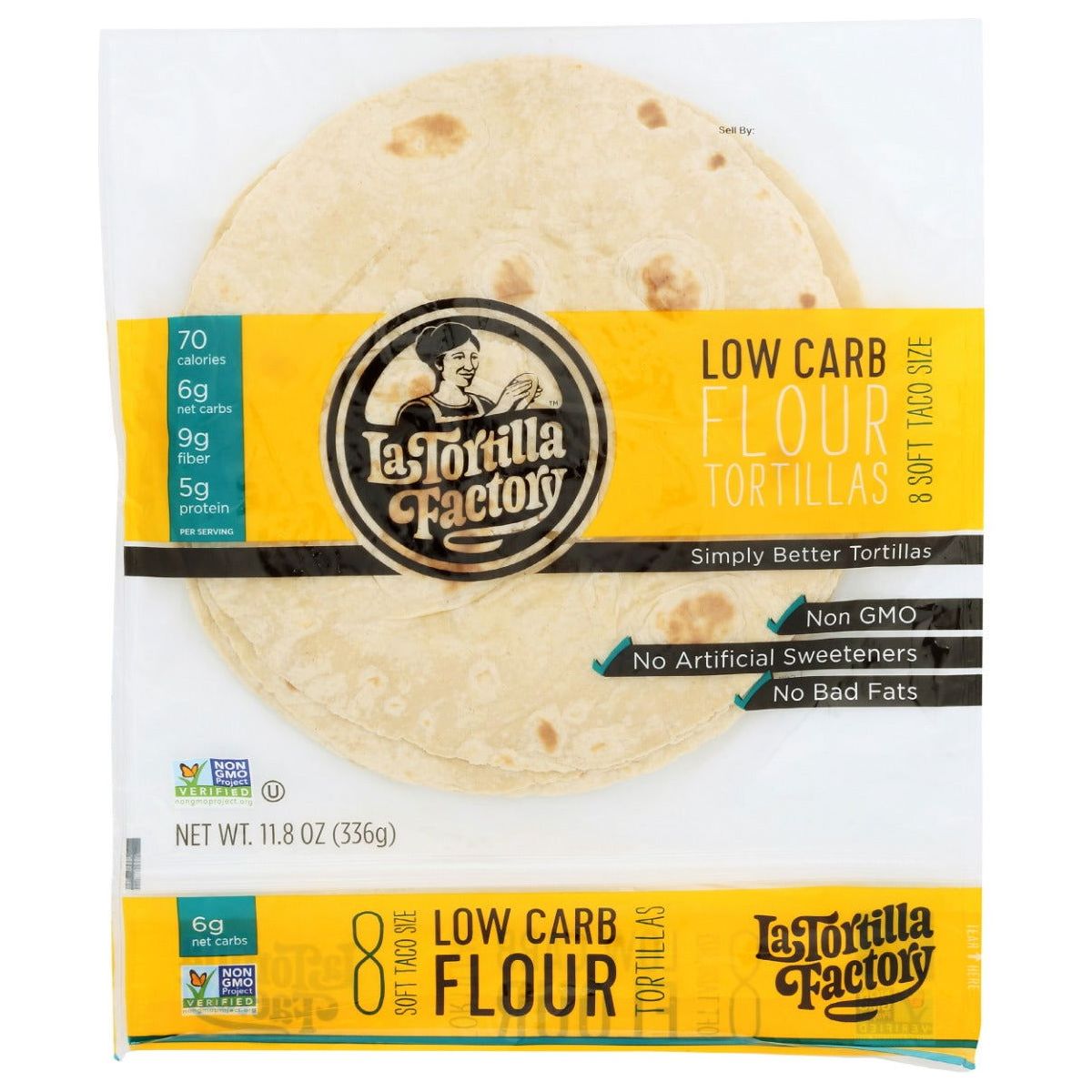 LA TORTILLA FACTORY: Low Carb Tortillas Flour Soft Taco Size, 11.8 oz - Sunshine Co Op. - #tag1# - #tag2# - #tag3# - #tag4#