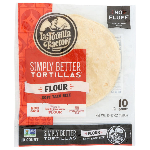 LA TORTILLA FACTORY: Soft Taco Flour Tortillas, 15.87 oz - #tag1# - #tag2#