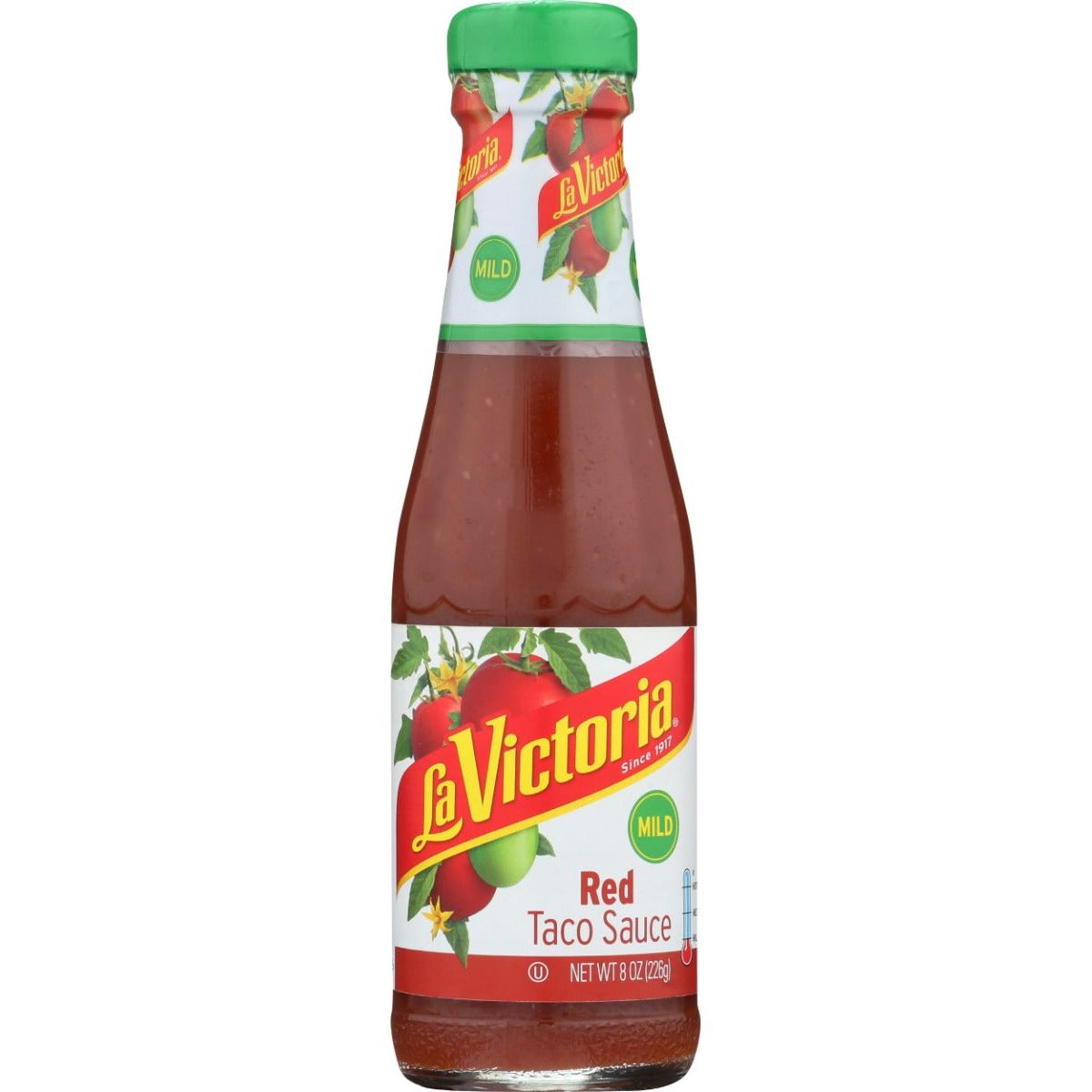LA VICTORIA: Red Taco Sauce Mild, 8 oz - #tag1# - #tag2#