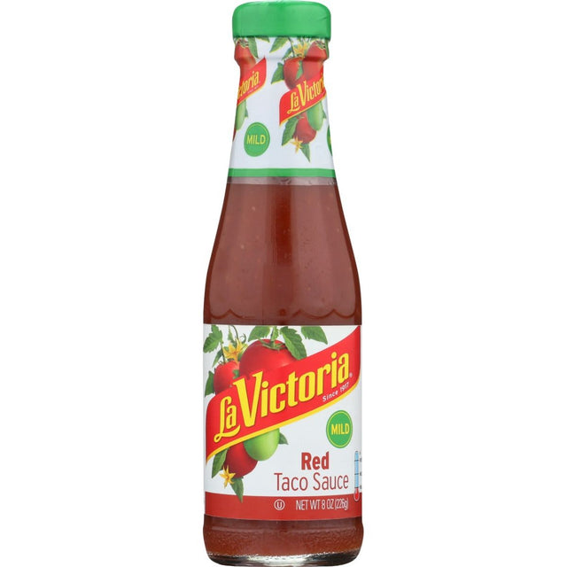 LA VICTORIA: Red Taco Sauce Mild, 8 oz - #tag1# - #tag2#