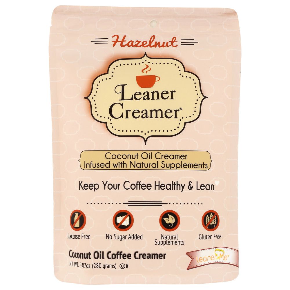 LEANER CREAMER: Hazelnut Refill Pouch Creamer, 9.87 oz - #tag1# - #tag2#