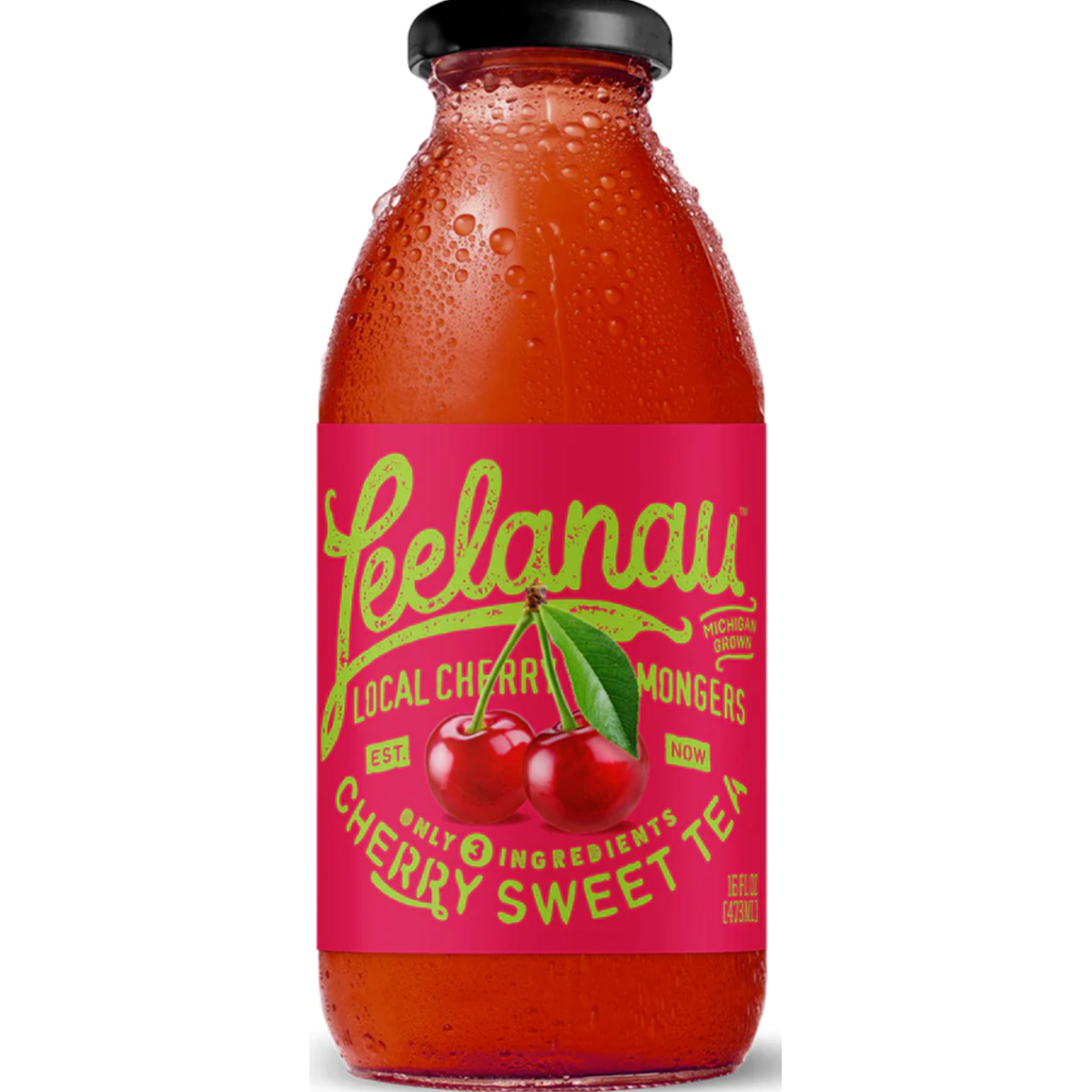 LEELANAU: Tea Cherry Sweet Rtd, 16 fo - #tag1# - #tag2#