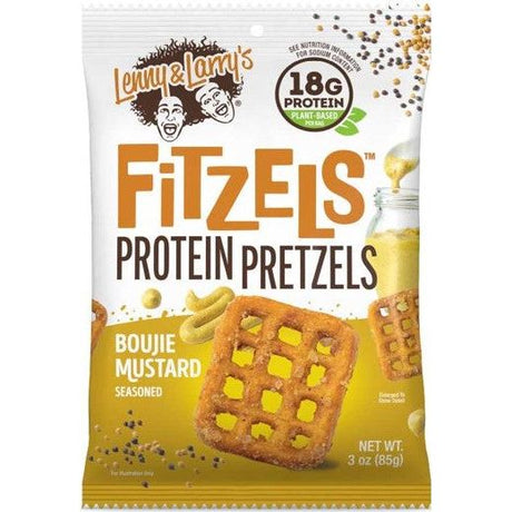 LENNY & LARRYS: Fitzels Boujie Mustard Pretzel, 3 oz - #tag1# - #tag2#