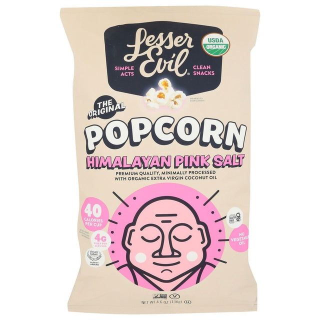 LESSER EVIL: Buddha Bowl Himalayan Pink Popcorn, 4.6 oz - Sunshine Co Op. - #tag1# - #tag2# - #tag3# - #tag4#