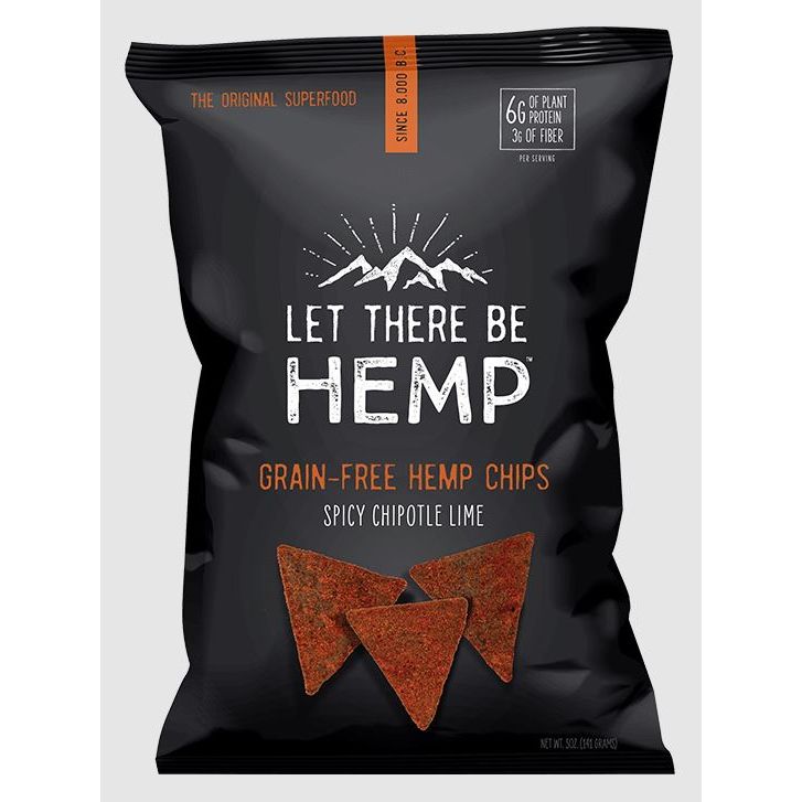 LET THERE BE HEMP: Spicy Chipotle Lime Grain Free Hemp Chips, 5 oz - #tag1# - #tag2#