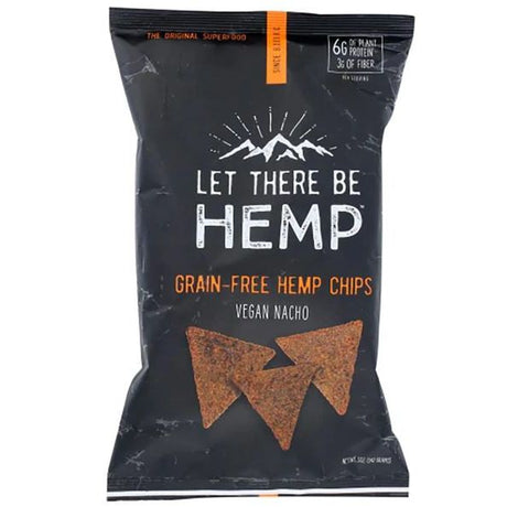 LET THERE BE HEMP: Vegan Nacho Grain Free Hemp Chips, 5 oz - #tag1# - #tag2#