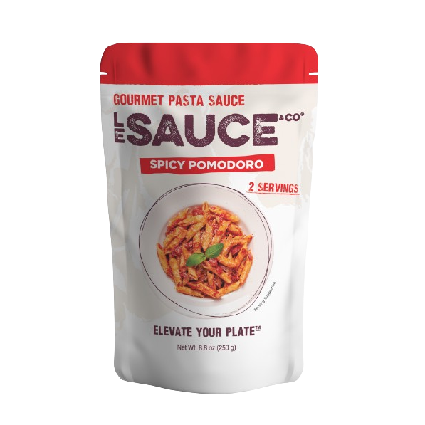 LE SAUCE & CO: Spicy Pomodoro Gourmet Pasta Sauce, 8.8 oz - #tag1# - #tag2#