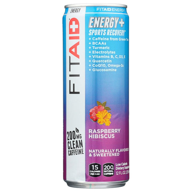 LIFEAID BEVERAGE: Fitaid Energy Raspberry Hibiscus, 12 fo - #tag1# - #tag2#