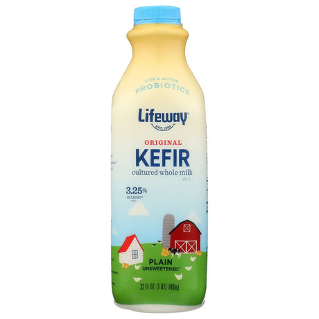 LIFEWAY: Kefir Lowfat Traditional Milk Plain Unsweetened Smoothie, 32 oz - #tag1# - #tag2#