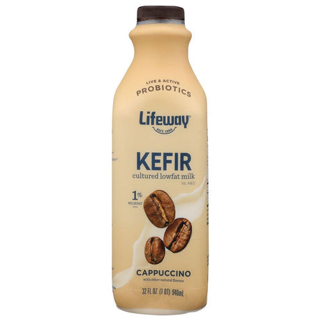 LIFEWAY: Lowfat Kefir Cultured Milk Smoothie Cappuccino, 32 Oz - #tag1# - #tag2#