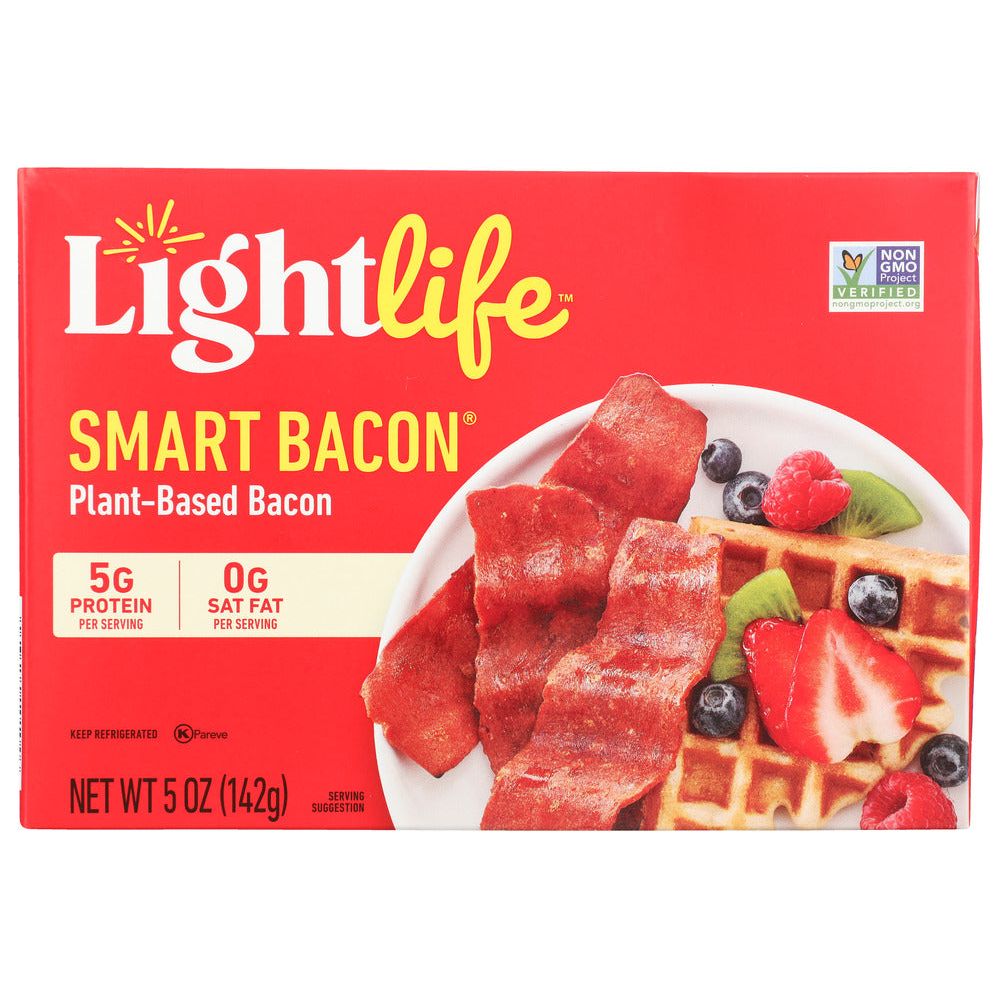 LIGHTLIFE: Smart Bacon Veggie Bacon Strips, 5 oz - #tag1# - #tag2#