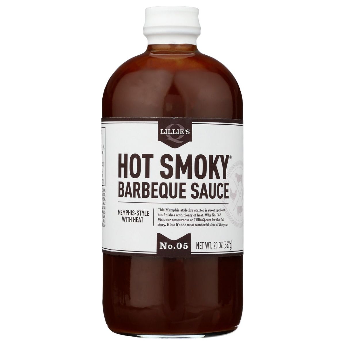 LILLIES Q: Hot Smoky Barbeque Sauce, 20 oz - #tag1# - #tag2#