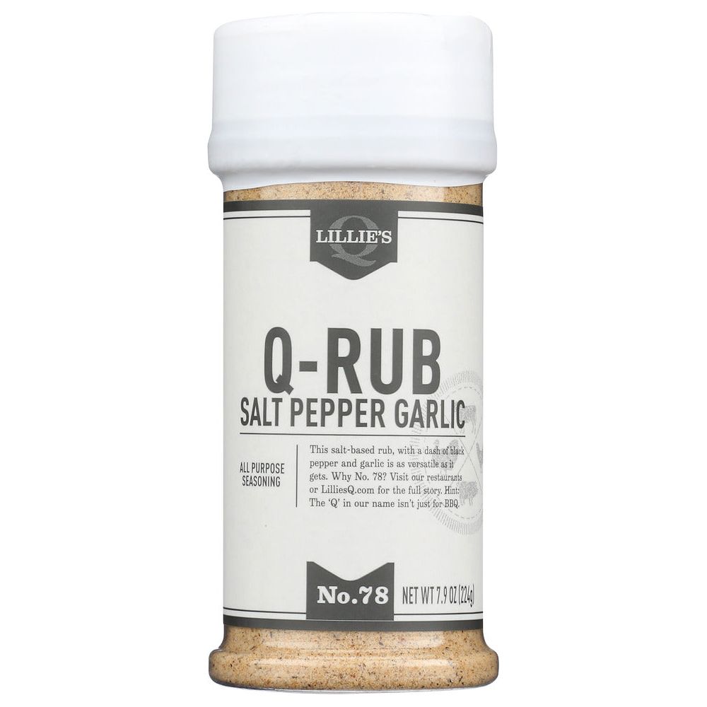 LILLIES Q: Seasoning Q Rub, 7.9 OZ - #tag1# - #tag2#