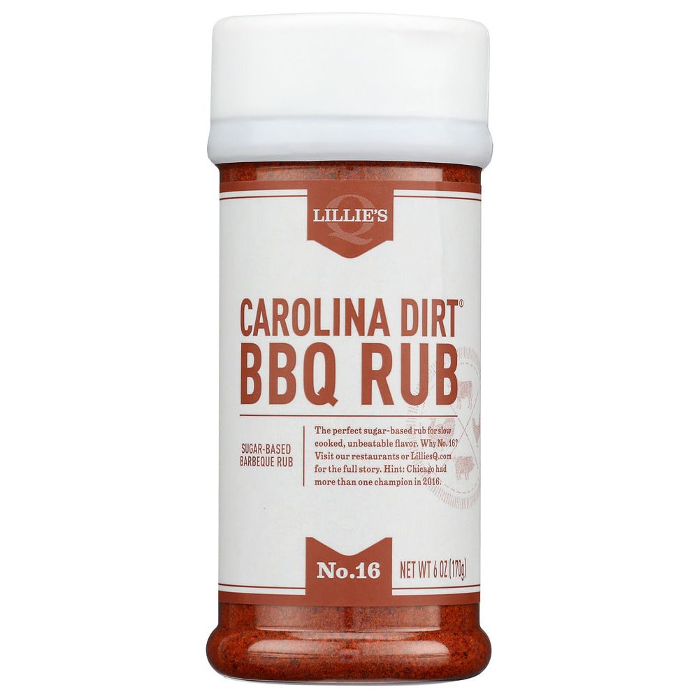 LILLIES Q: Seasoning Rb Q Carlna Drt, 6 OZ - #tag1# - #tag2#
