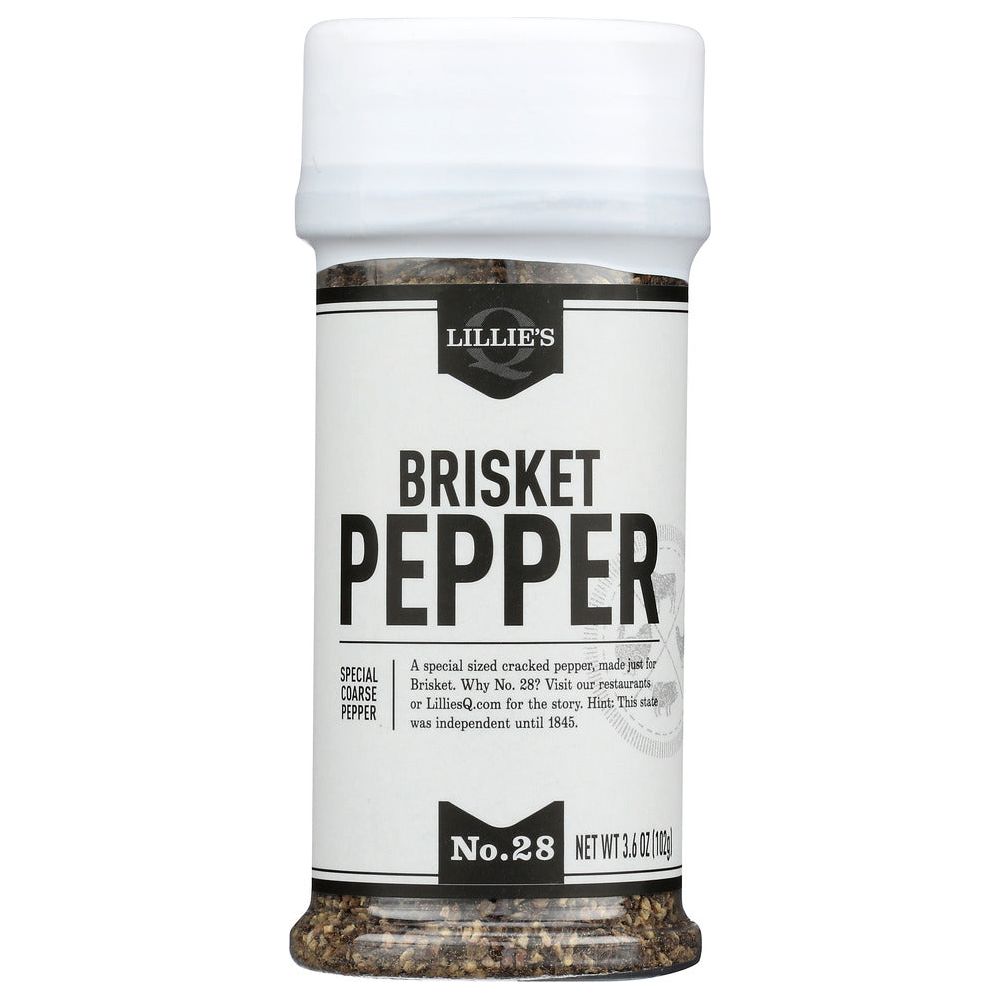 LILLIES Q: Seasoning Rub Peppr Brskt, 3.6 OZ - #tag1# - #tag2#