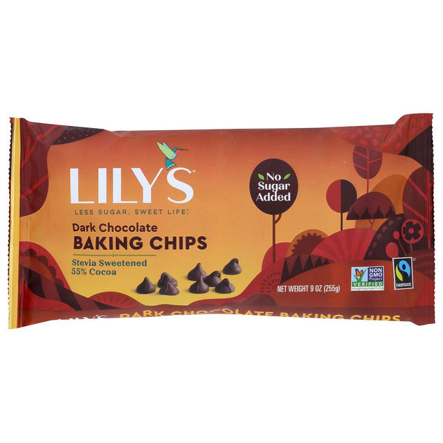 LILYS SWEETS: Dark Chocolate Premium Baking Chips, 9 oz - #tag1# - #tag2#