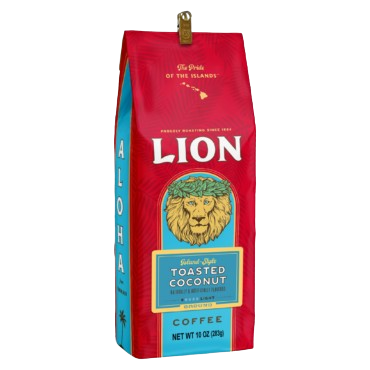 LION COFFEE: Toasted Coconut Coffee, 10 oz - Sunshine Co Op. - #tag1# - #tag2# - #tag3# - #tag4#