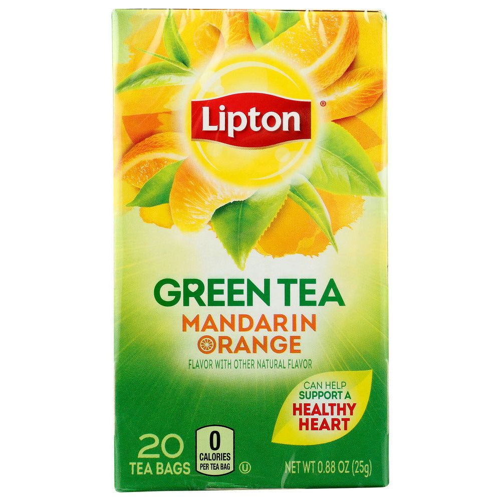 LIPTON: Mandarin Orange Green Tea, 20 pc - #tag1# - #tag2#