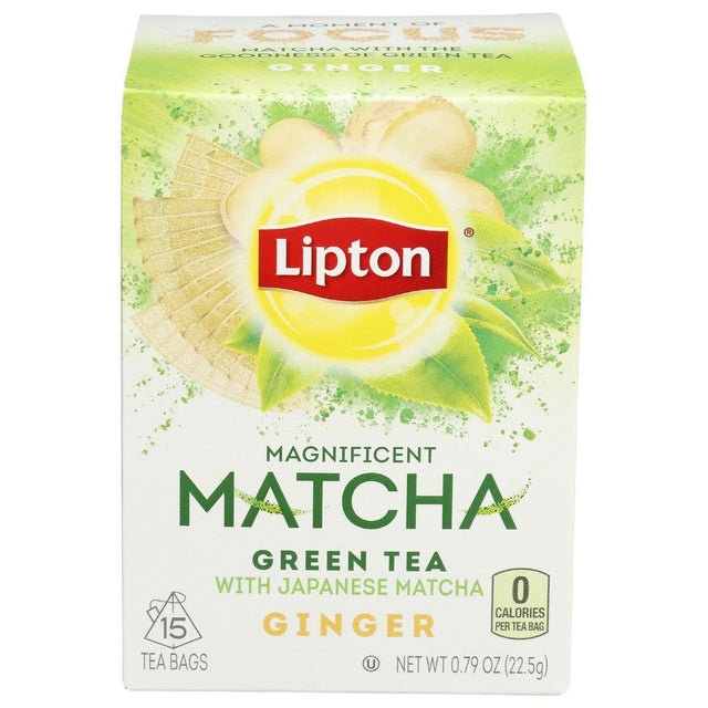 LIPTON: Matcha Green Tea Ginger, 15 pc – Sunshine Co Op.