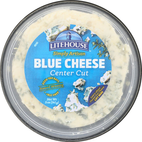 LITEHOUSE: Simply Artisan Blue Cheese Center Cut, 5 oz - #tag1# - #tag2#