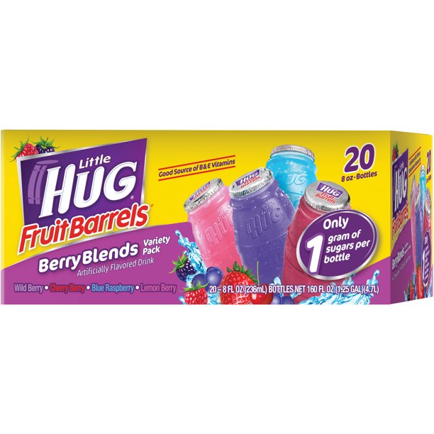 LITTLE HUG: Drinks Berry Vrty Pk 20Ct, 160 fo - #tag1# - #tag2#