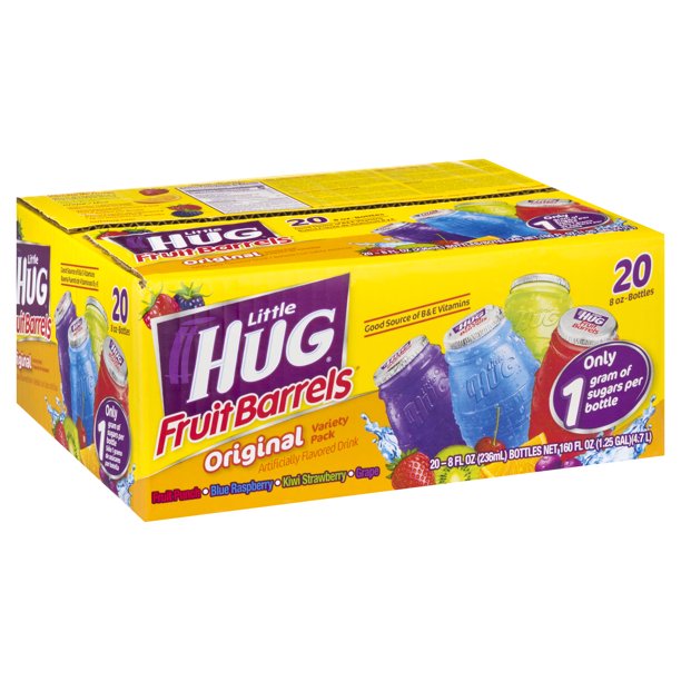 LITTLE HUG: Drinks Orgnl Vrty Pk 20Ct, 160 fo - #tag1# - #tag2#