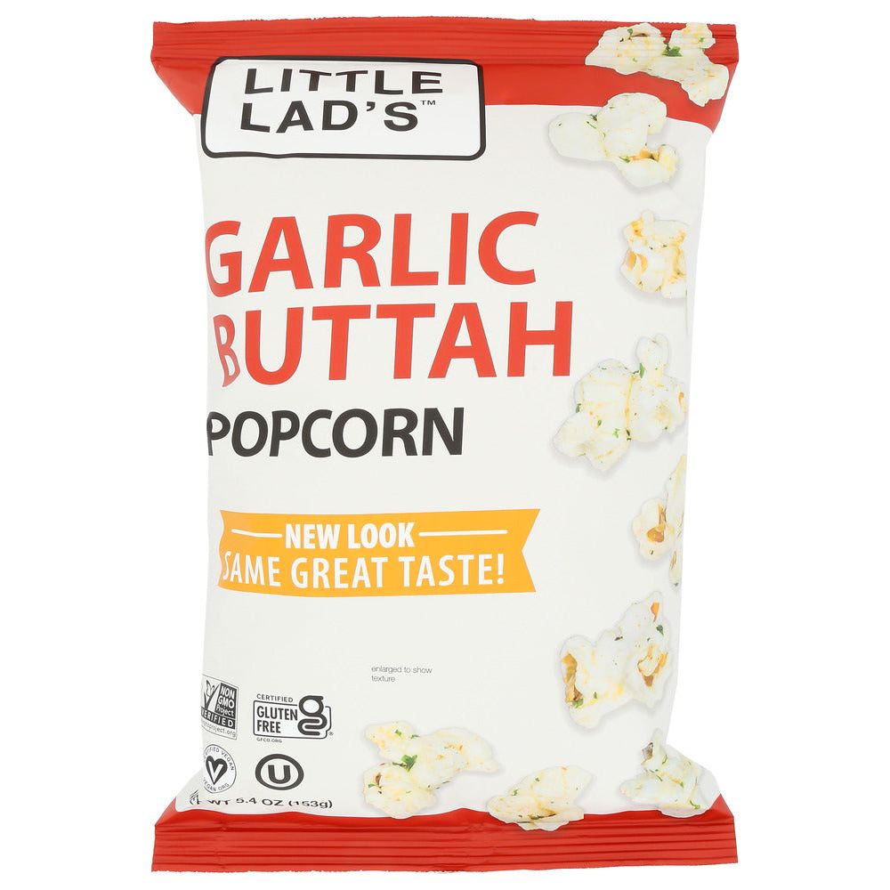 LITTLE LADS: Garlic Buttah Popcorn, 5.4 oz - #tag1# - #tag2#
