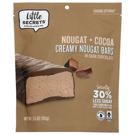 LITTLE SECRETS LLC: Bar Choc Drk Nougat, 3.6 oz - #tag1# - #tag2#