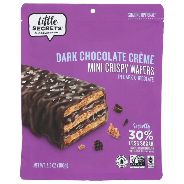 LITTLE SECRETS LLC: Wafer Drk Choc Sslt, 3.5 oz - #tag1# - #tag2#