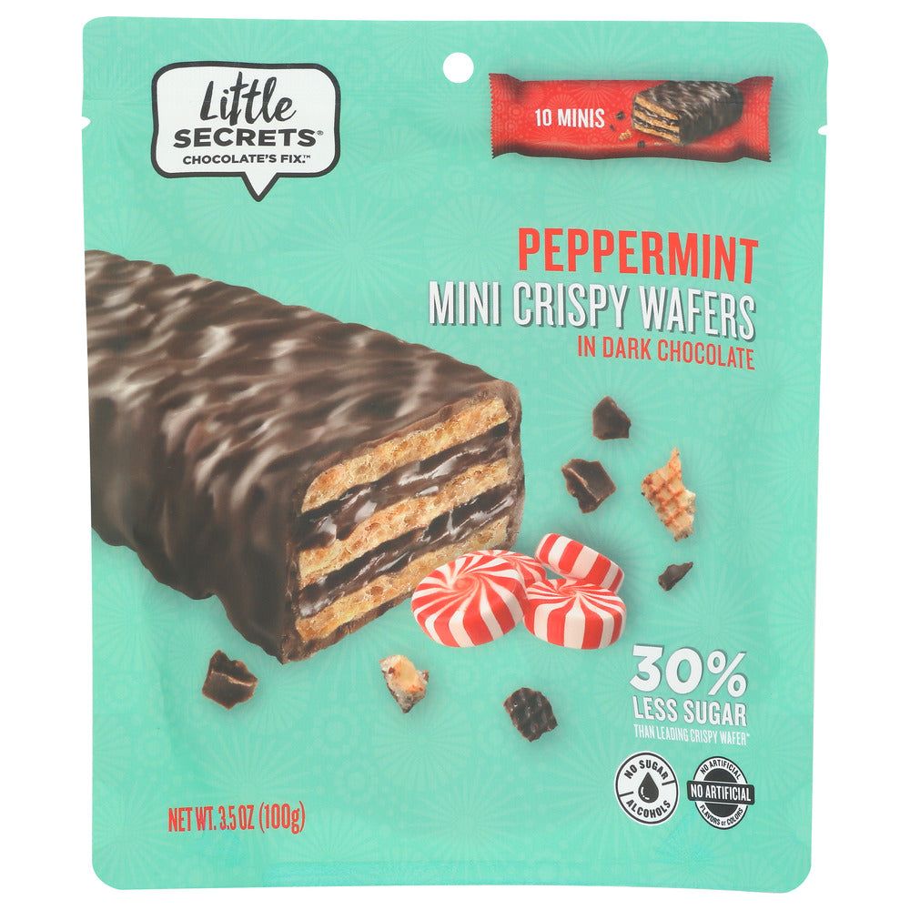 LITTLE SECRETS LLC: Wafer Pprmint Drk Choc, 3.5 oz - #tag1# - #tag2#