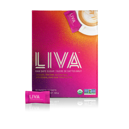 LIVA: Sugar Raw Date 30 Packets, 5.29 oz - #tag1# - #tag2#