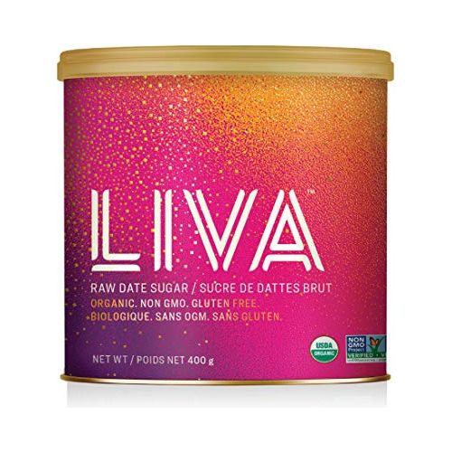 LIVA: Sugar Raw date Canister, 14.1 oz - #tag1# - #tag2#