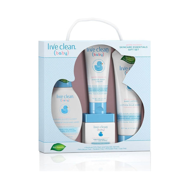LIVE CLEAN: Baby Gift Set Full Size, 4 pc - #tag1# - #tag2#