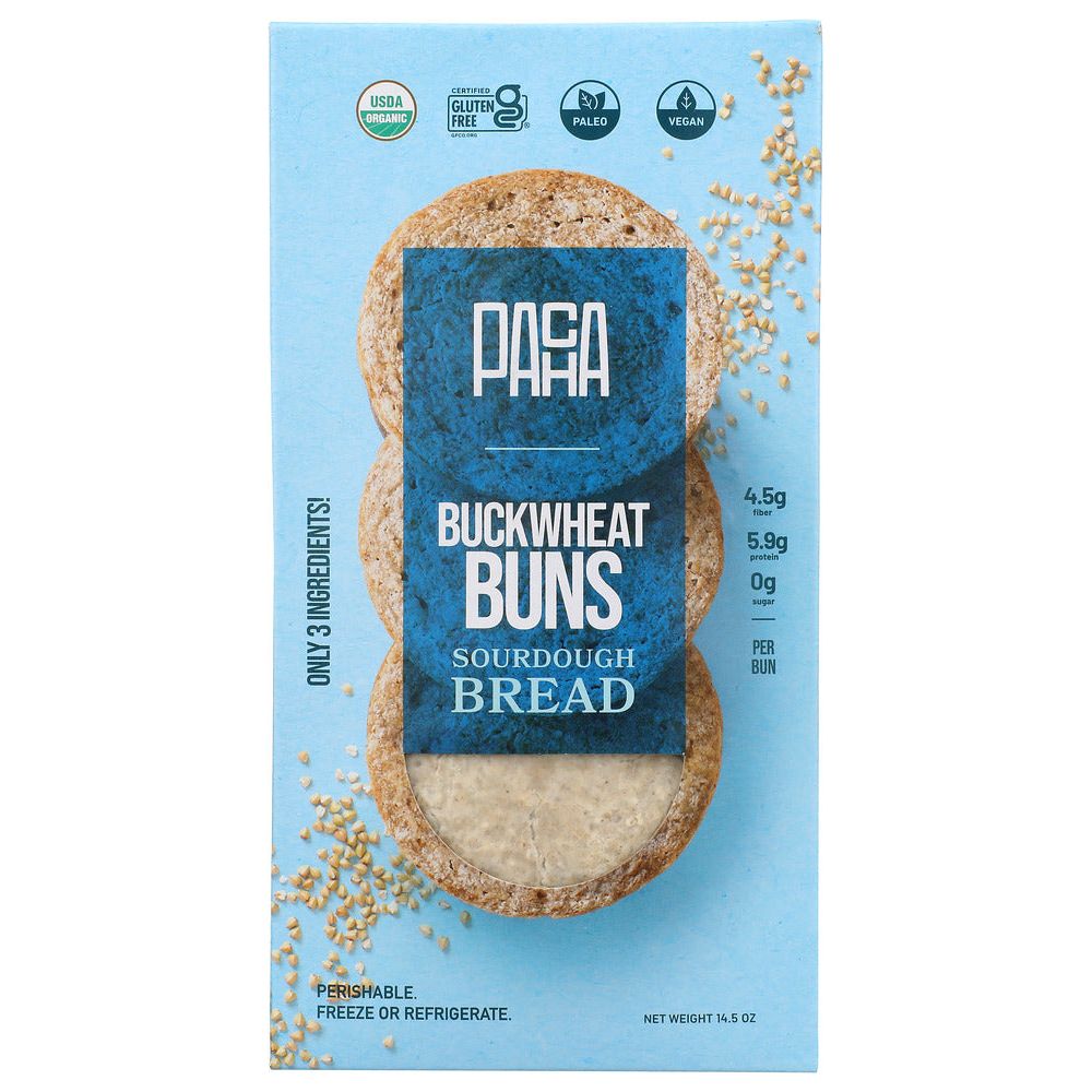 LIVE PACHA: Buckwheat Buns Simple Sourdough, 23 oz - #tag1# - #tag2#