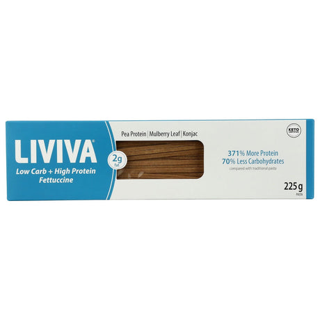 LIVIVA: Low Carb Keto Fettuccine Pasta, 7.05 oz - #tag1# - #tag2#