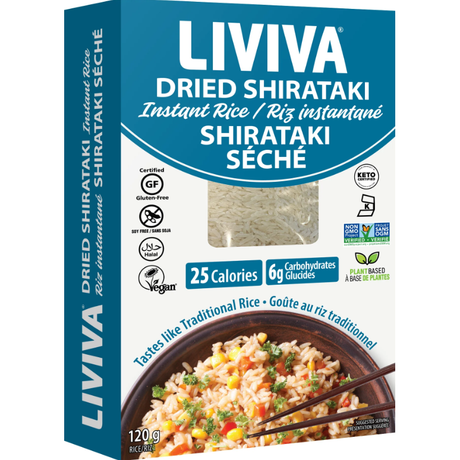 LIVIVA: Shirataki Instant Rice, 4.23 oz - #tag1# - #tag2#