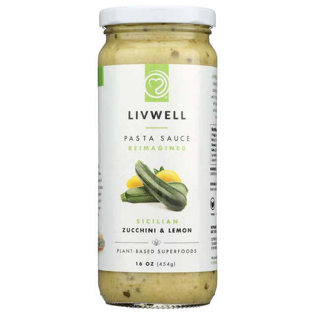 LIVWELL FOODS: Sicilian Zucchini and Lemon Sauce, 16 oz - #tag1# - #tag2#