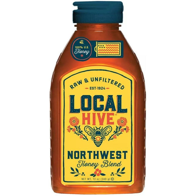 LOCAL HIVE: Raw & Unfiltered Northeast Honey, 12 oz - #tag1# - #tag2#