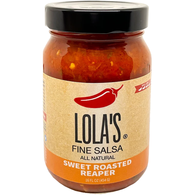 LOLAS FINE HOT SAUCE: Salsa Swt Roasted Reaper, 16 OZ - #tag1# - #tag2#