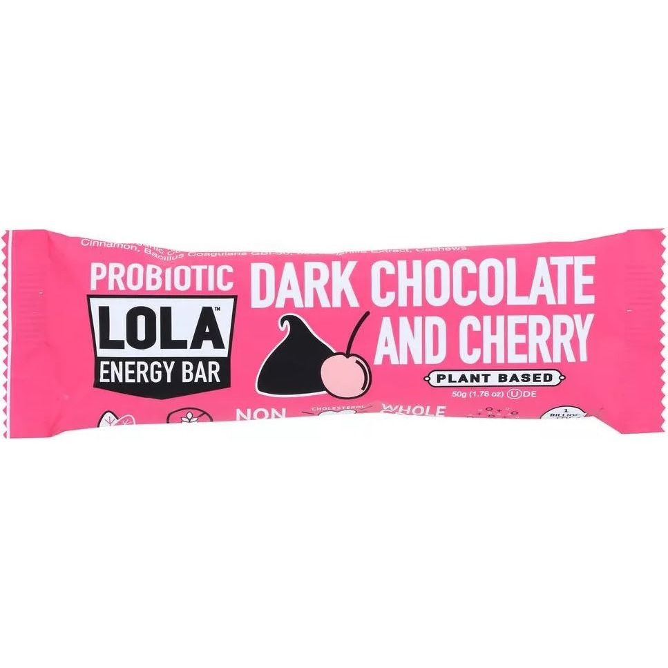 LOLA SNACKS: Dark Chocolate Cherry Energy Bar, 1.76 oz - #tag1# - #tag2#
