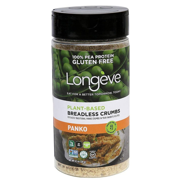 LONGEVE BRANDS: Panko Plant-Based Breadless Crumbs, 4.5 oz - #tag1# - #tag2#