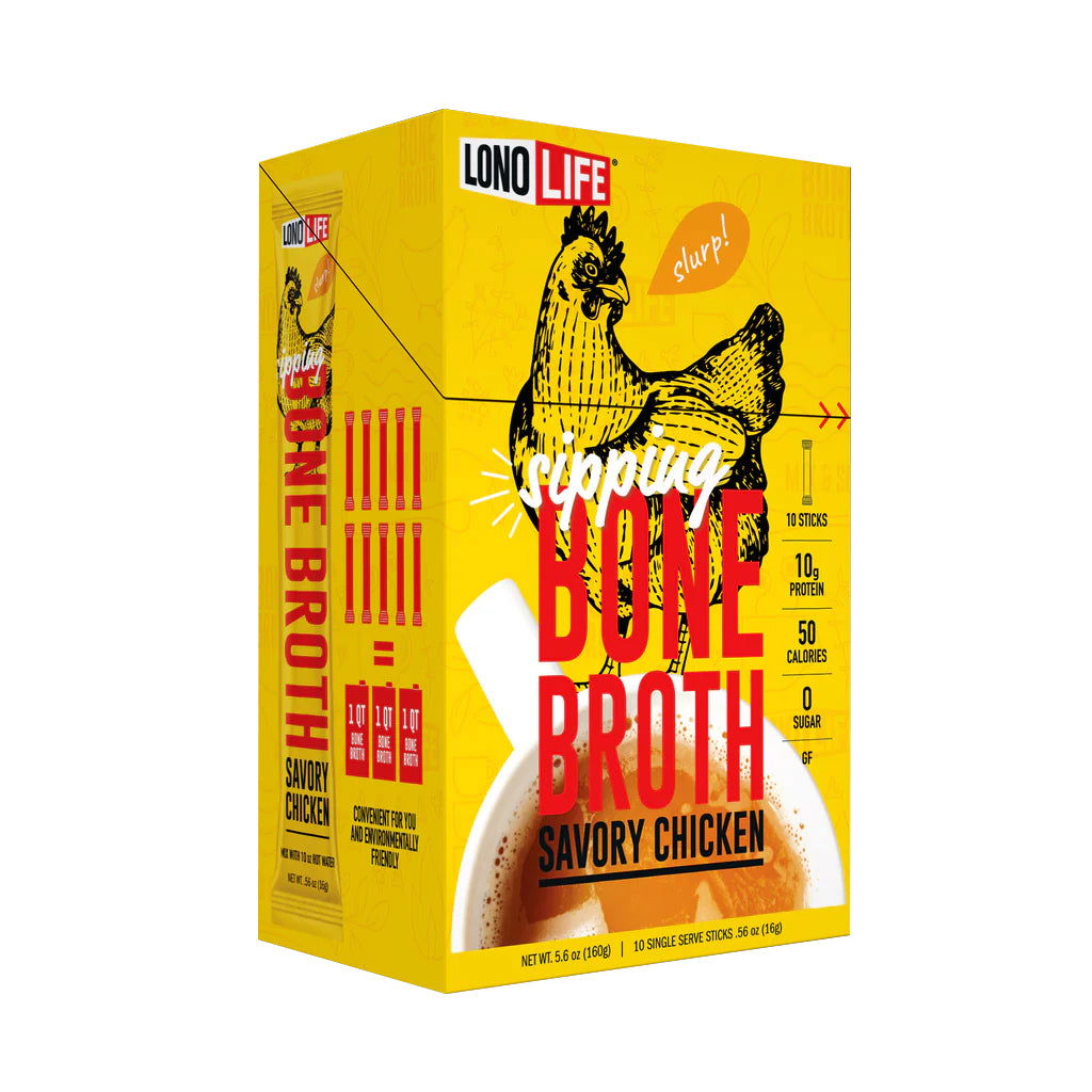 LONOLIFE: Savory Chicken Bone Broth, 5.6 oz - #tag1# - #tag2#