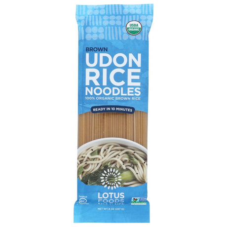 LOTUS FOODS: Organic Brown Udon Rice Noodles, 8 oz - #tag1# - #tag2#