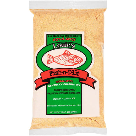 LOUIES: Fish N D Lit Hot N Spicy Kentucky Coating Mix, 10 oz - #tag1# - #tag2#