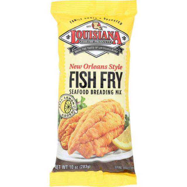 LOUISIANA FISH FRY: New Orleans Style Lemon Fish Fry, 10 oz - Sunshine Co Op. - #tag1# - #tag2# - #tag3# - #tag4#