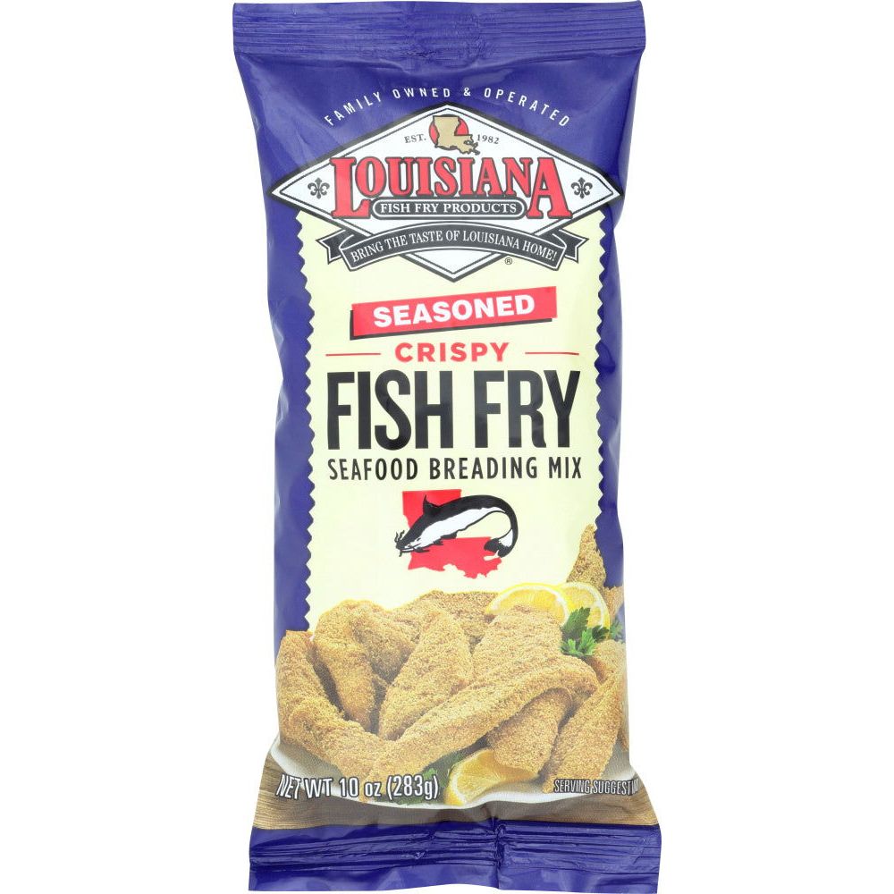 LOUISIANA: Seasoned Fish Fry, 10 oz - Sunshine Co Op. - #tag1# - #tag2# - #tag3# - #tag4#