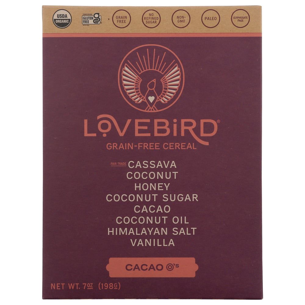LOVEBIRD: Cereal Grain Free Cacao, 7 OZ - #tag1# - #tag2#