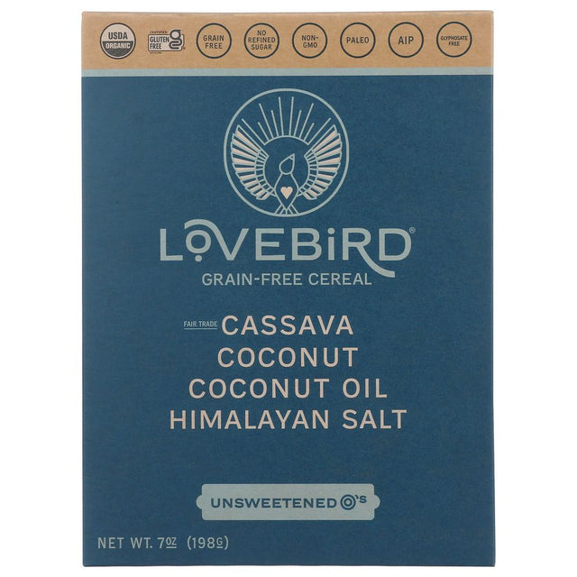 LOVEBIRD: Cereal Grain Free Unsweet, 7 OZ - #tag1# - #tag2#